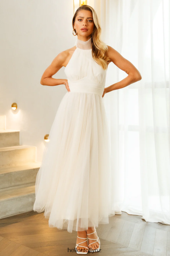 Hello Molly Tangled Up Maxi Dress Ivory PBN8866418 Clothing