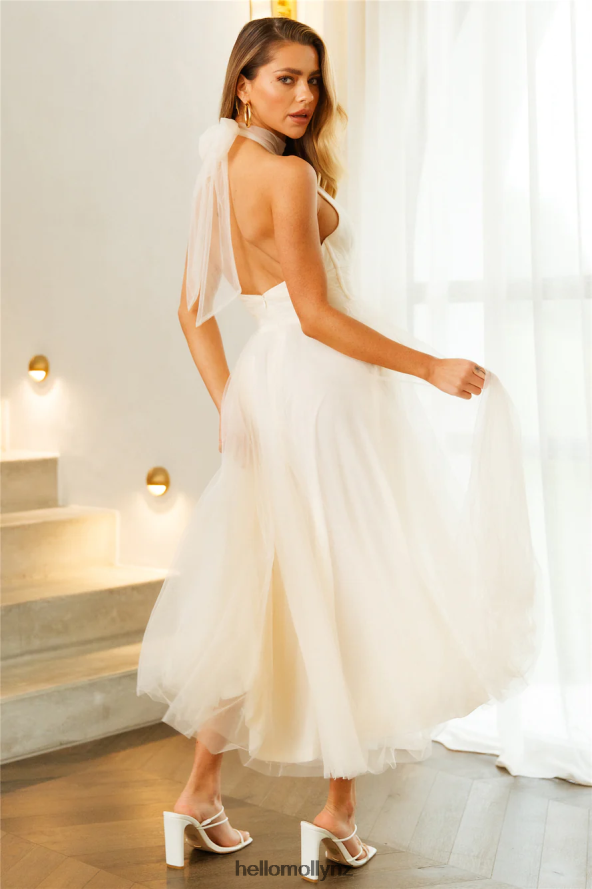 Hello Molly Tangled Up Maxi Dress Ivory PBN8866418 Clothing