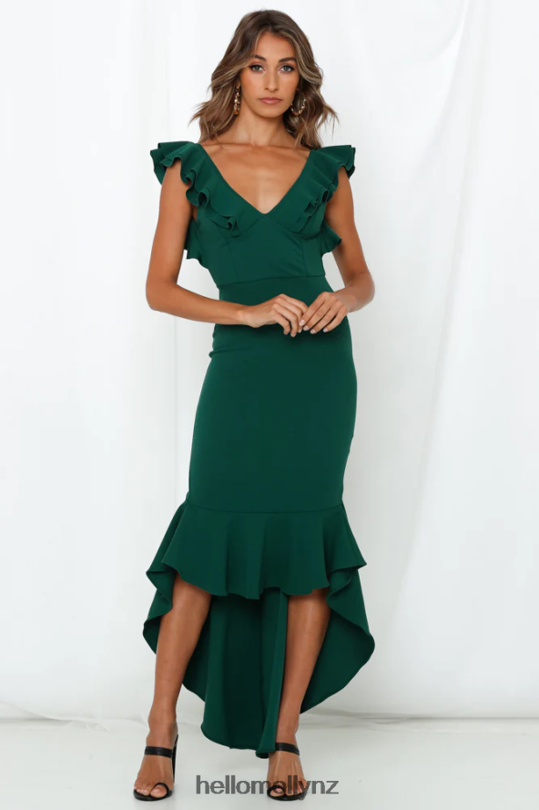 Hello Molly The Hills Maxi Dress Forest Green PBN8866877 Clothing
