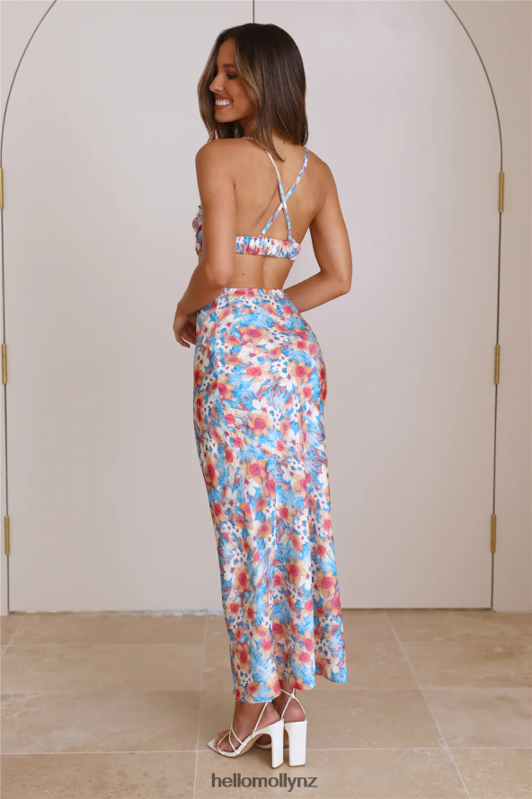 Hello Molly Watching Me Maxi Dress Blue PBN8865805 Clothing