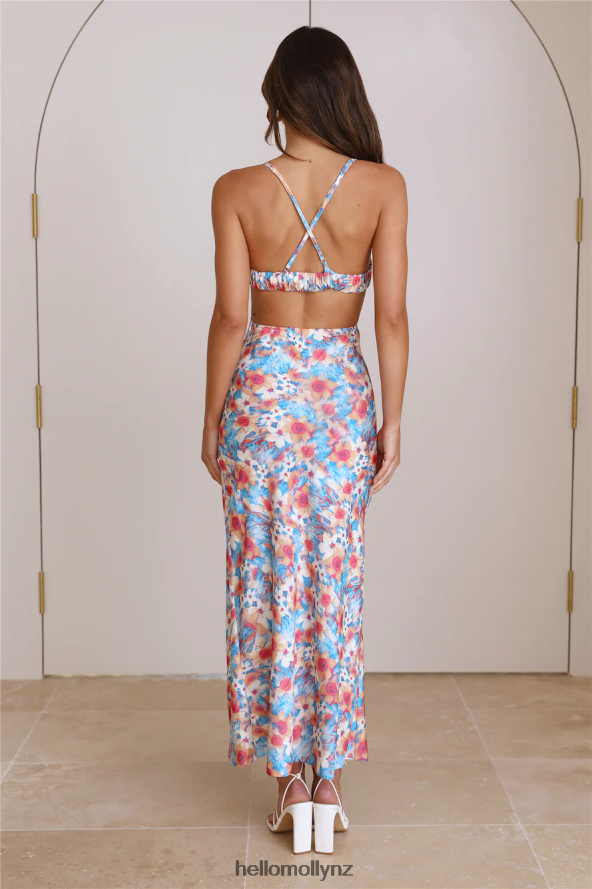 Hello Molly Watching Me Maxi Dress Blue PBN8865805 Clothing