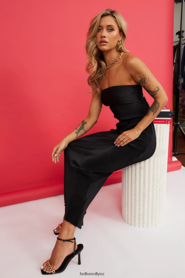 Hello Molly What You Need Maxi Dress Black PBN8866554 Clothing