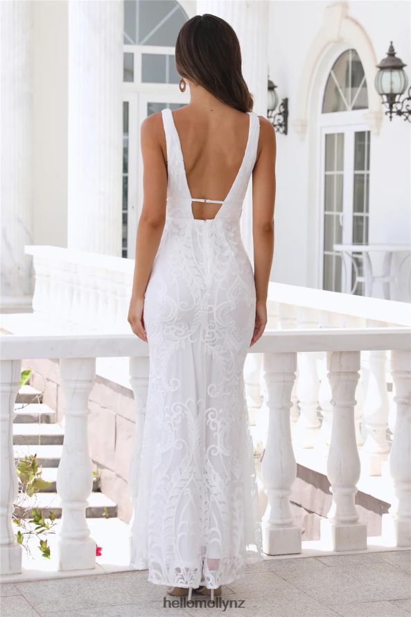 Hello Molly Your Day Maxi Dress White PBN8866088 Clothing