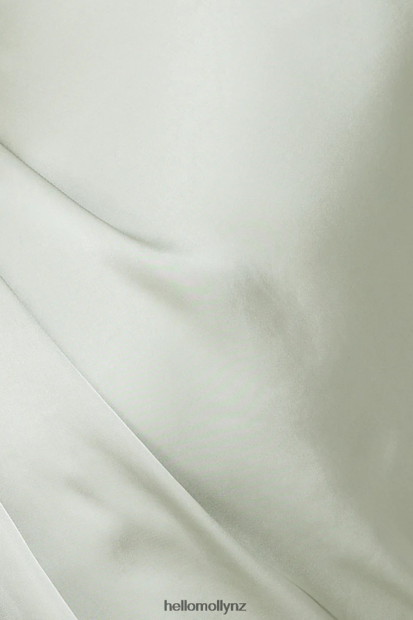 Hello Molly Accepting You Satin Midi Dress Sage PBN8865007 Clothing