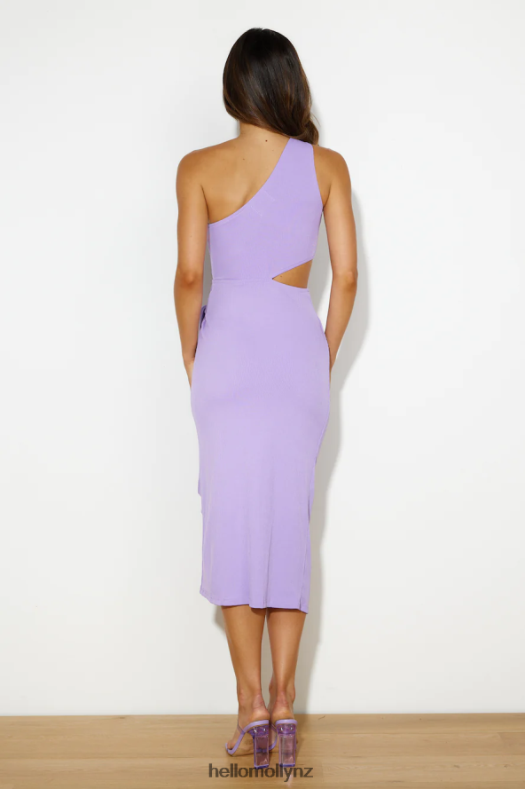 Hello Molly Airplane Mode Midi Dress Lilac PBN8863875 Clothing