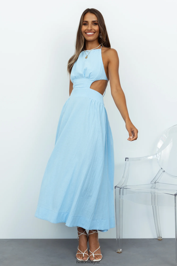 Hello Molly Appreciate It All Midi Dress Blue PBN8865125 Clothing