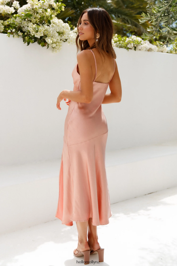 Hello Molly Asking For A Friend Midi Dress Rose PBN8863498 Clothing