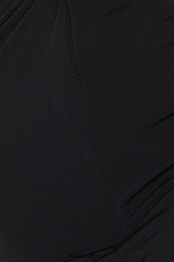 Hello Molly Babe In Town Midi Dress Black PBN8864119 Clothing