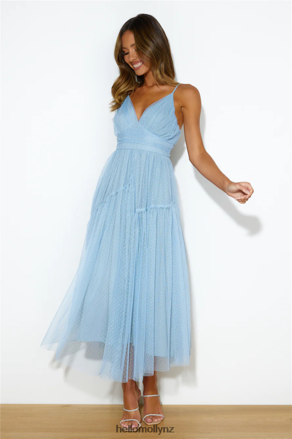 Hello Molly Be Seen In This Midi Dress Blue PBN8864299 Clothing