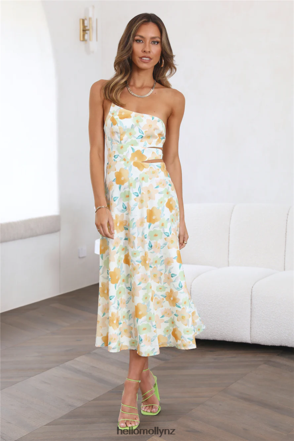 Hello Molly Beach Walks Midi Dress Floral PBN8864694 Clothing