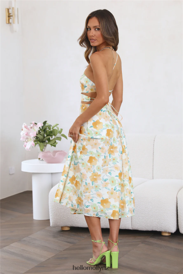 Hello Molly Beach Walks Midi Dress Floral PBN8864694 Clothing