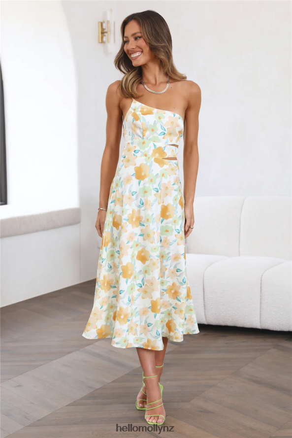 Hello Molly Beach Walks Midi Dress Floral PBN8864694 Clothing