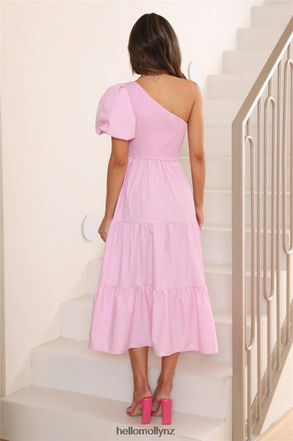 Hello Molly Beauty Is You Midi Dress Pink PBN8864409 Clothing