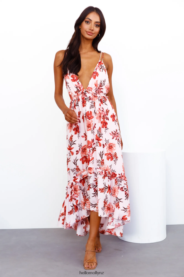 Hello Molly Brunchin Only Midi Dress Pink PBN8864133 Clothing