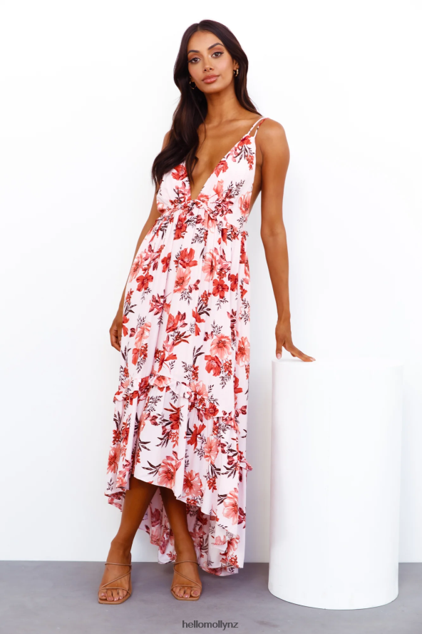 Hello Molly Brunchin Only Midi Dress Pink PBN8864133 Clothing