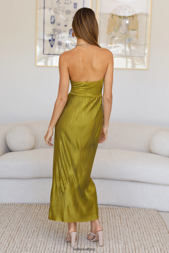 Hello Molly Chase The Blues Midi Dress Green PBN8863467 Clothing