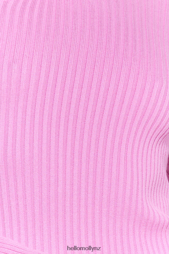 Hello Molly Daily Love Knit Midi Dress Pink PBN8865305 Clothing