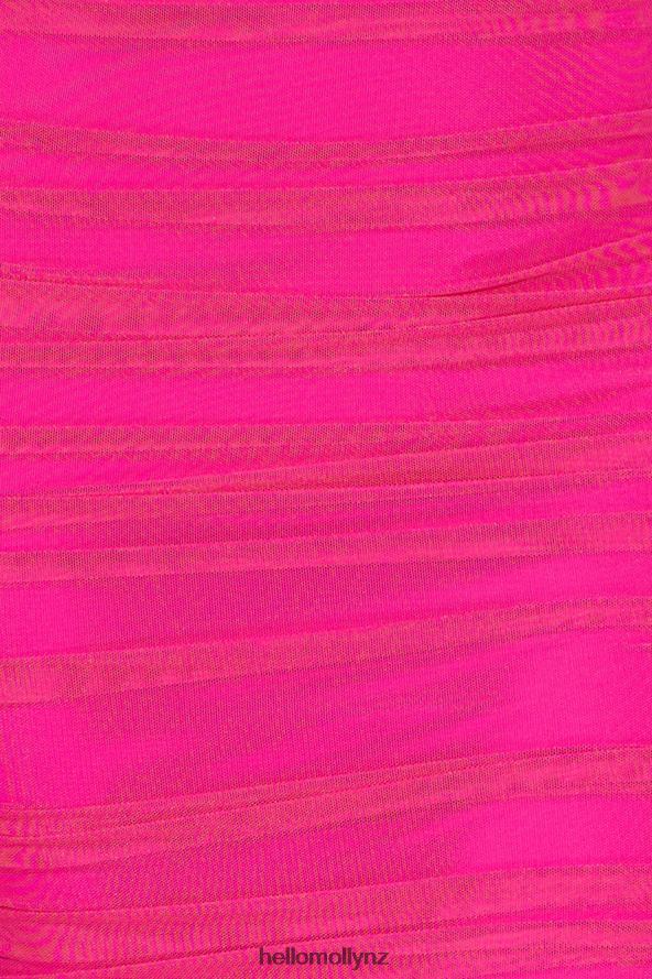 Hello Molly Dished Out Midi Dress Hot Pink PBN8863869 Clothing