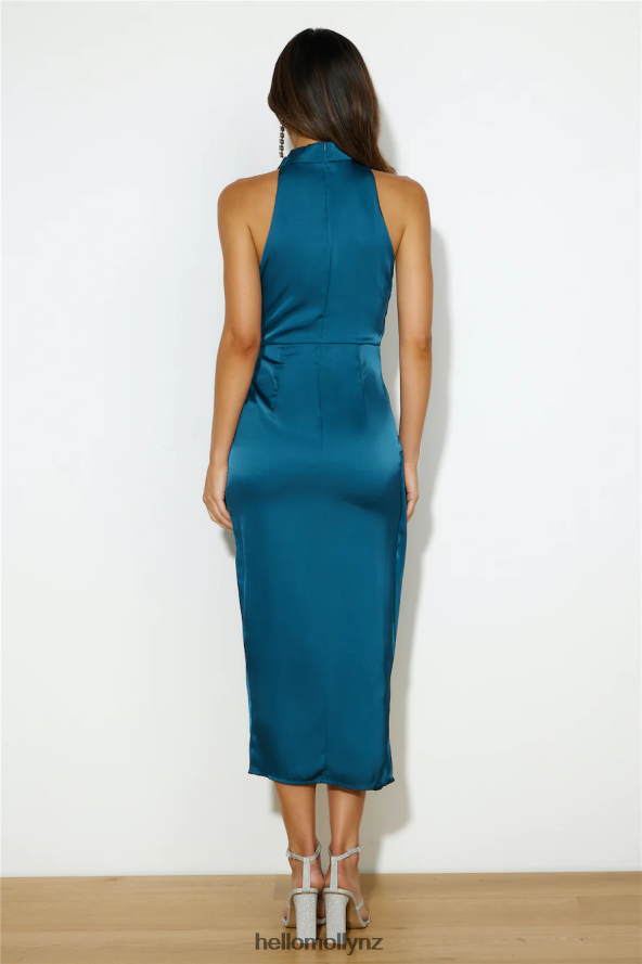 Hello Molly Events On High Satin Midi Dress Blue PBN8863964 Clothing