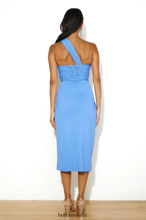 Hello Molly Fit In Everywhere Midi Dress Blue PBN8863902 Clothing