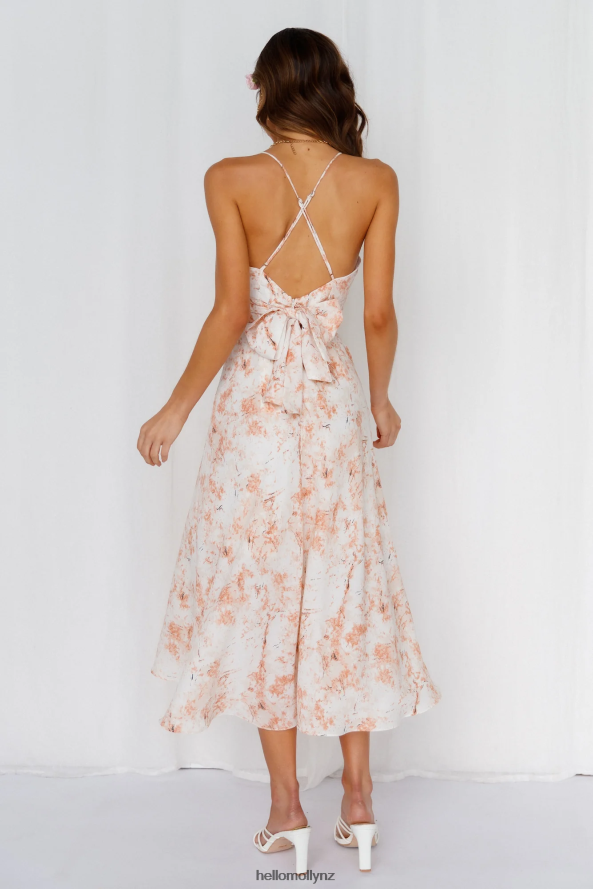 Hello Molly Flow With It Midi Dress Orange PBN8864076 Clothing