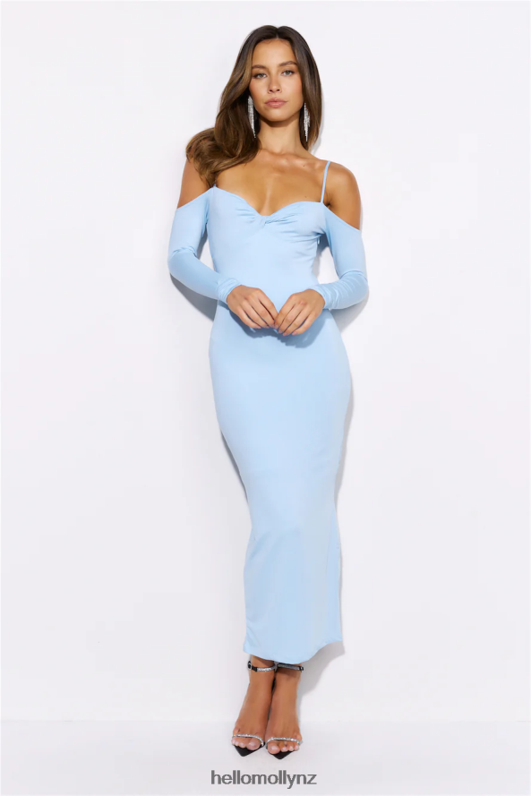 Hello Molly Her Muse Midi Dress Blue PBN8865369 Clothing