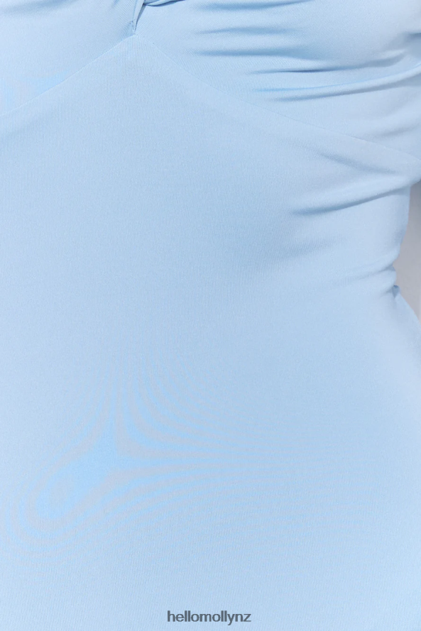 Hello Molly Her Muse Midi Dress Blue PBN8865369 Clothing