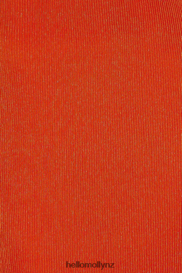 Hello Molly Honey Lover Midi Dress Orange PBN8864196 Clothing