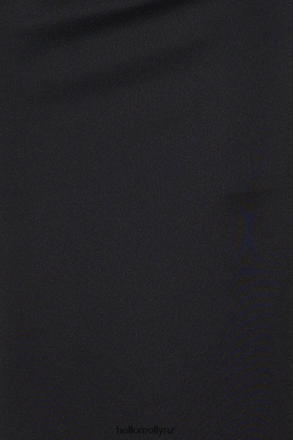 Hello Molly Iconic Fit Midi Dress Black PBN8864245 Clothing