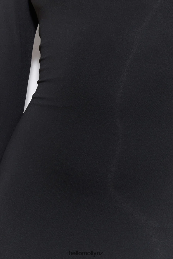Hello Molly Late But Fashionable Midi Dress Black PBN8865340 Clothing