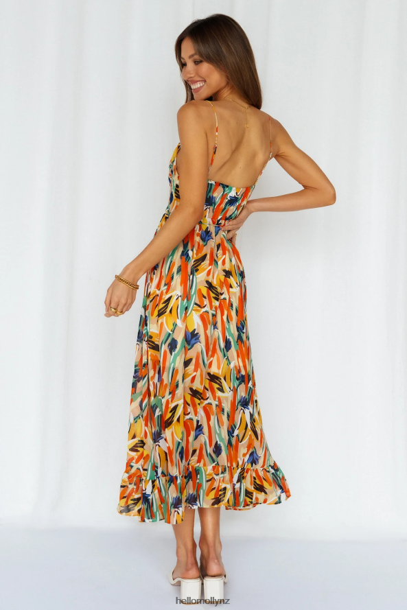 Hello Molly Lay It Out Midi Dress Green PBN8863477 Clothing