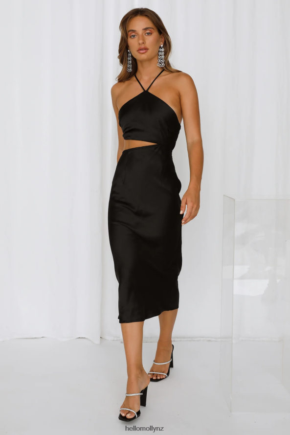 Hello Molly Limitless Living Midi Dress Black PBN8863810 Clothing