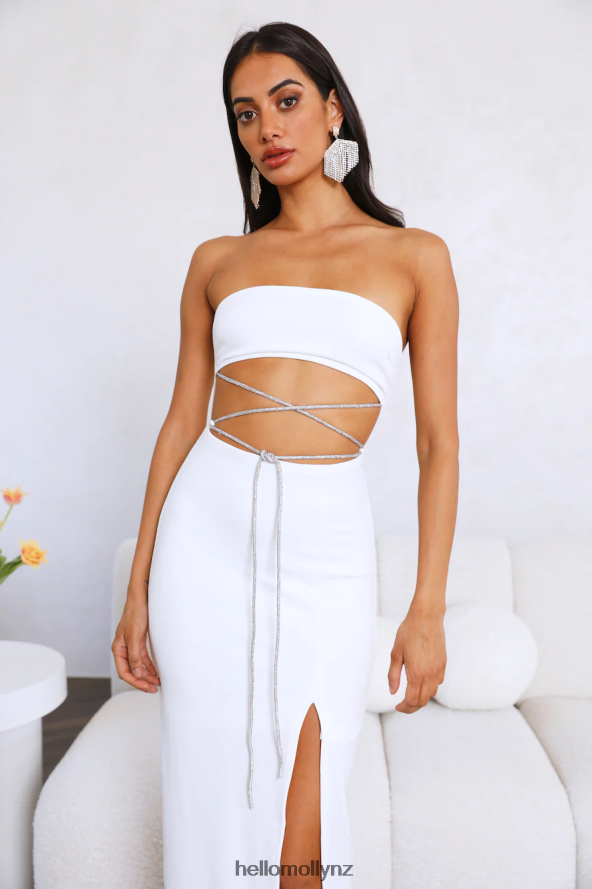 Hello Molly Live Big Midi Dress White PBN8863813 Clothing