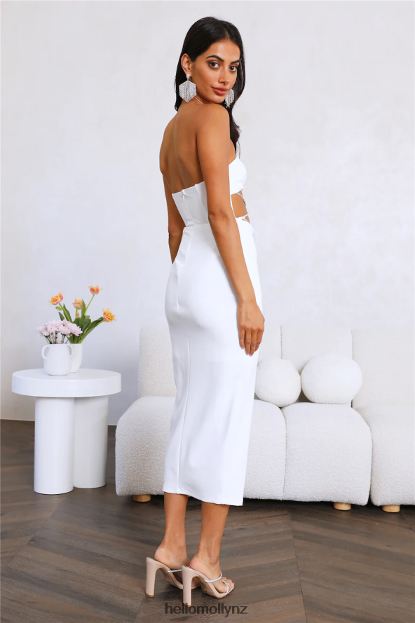 Hello Molly Live Big Midi Dress White PBN8863813 Clothing