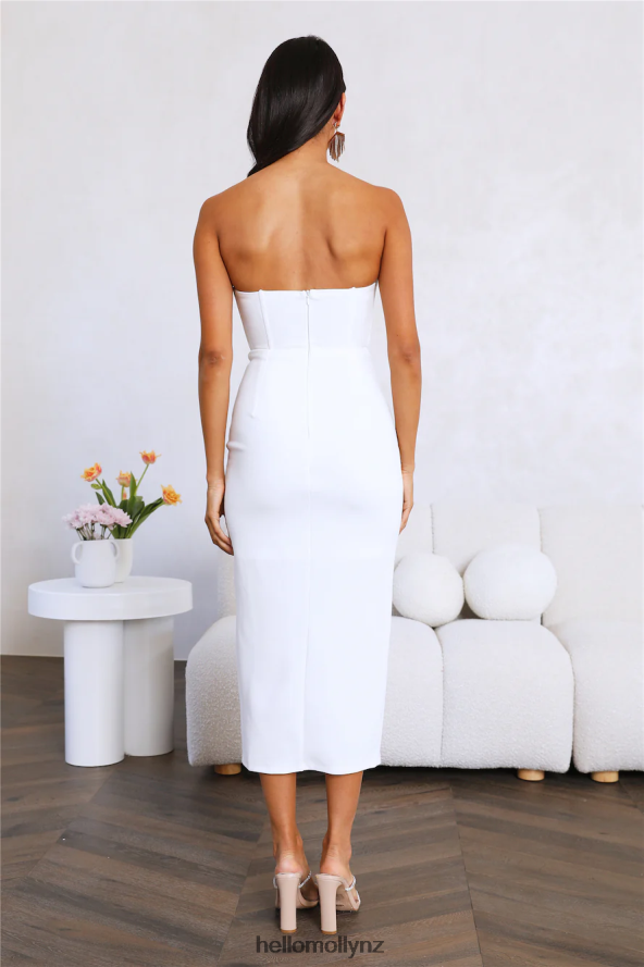 Hello Molly Live Big Midi Dress White PBN8863813 Clothing