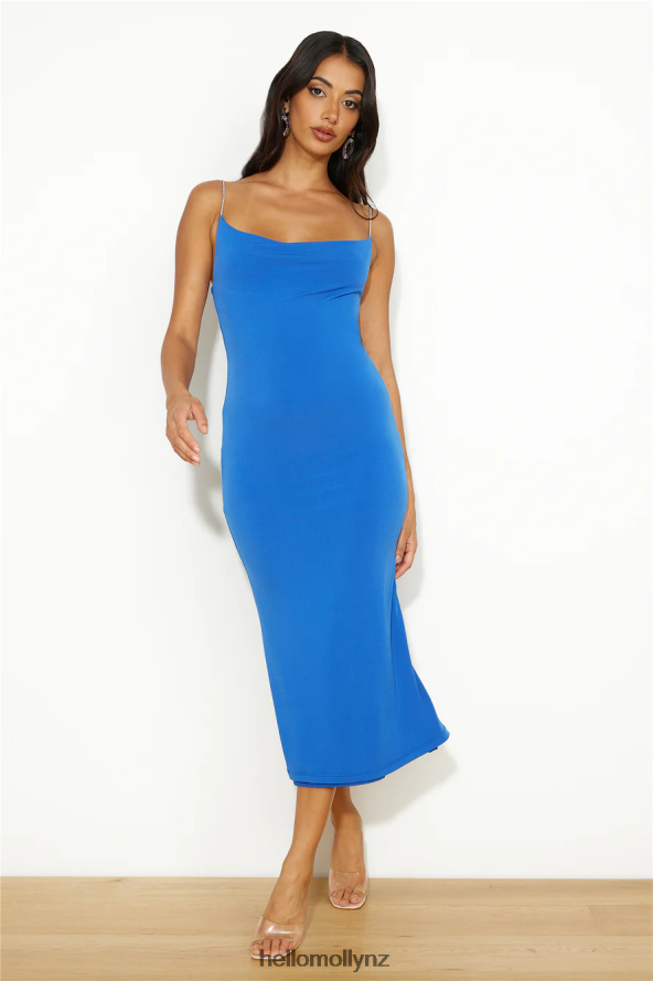 Hello Molly Look At That Midi Dress Royal Blue PBN8864944 Clothing