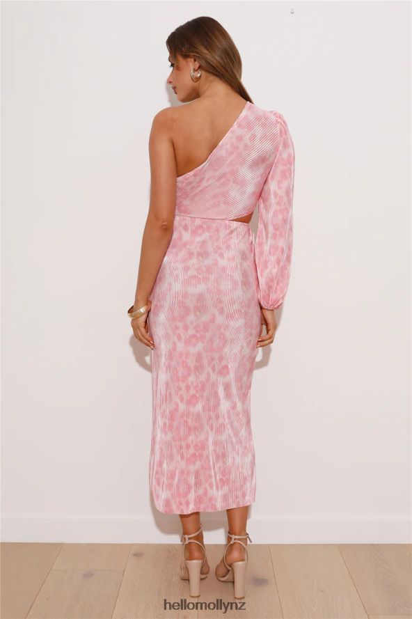 Hello Molly Love As You Are Midi Dress Pink PBN8865160 Clothing