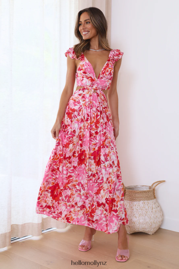 Hello Molly Love The Fit Midi Dress Pink PBN8863762 Clothing