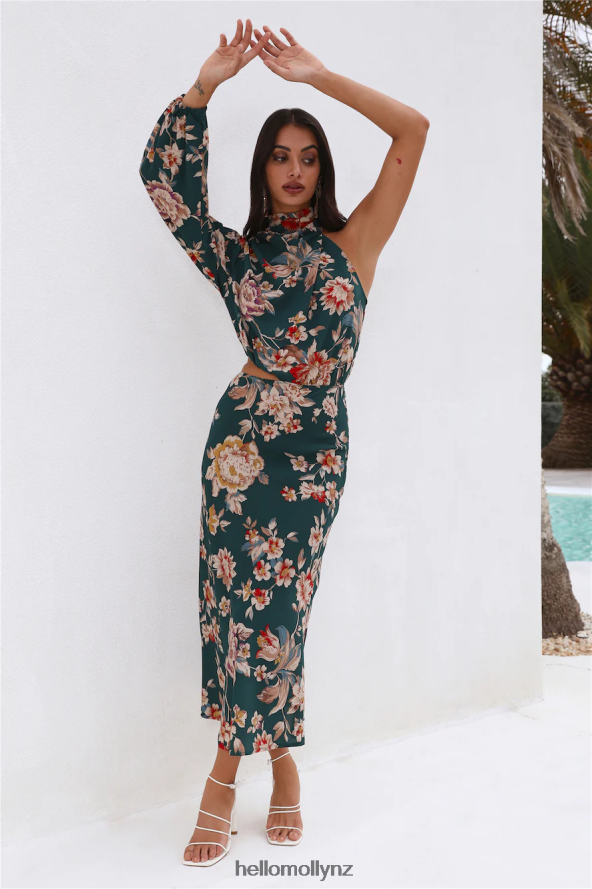 Hello Molly Love Your Needs Midi Dress Teal PBN8865331 Clothing