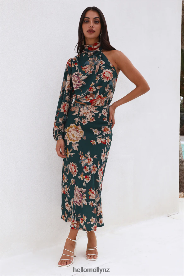 Hello Molly Love Your Needs Midi Dress Teal PBN8865331 Clothing