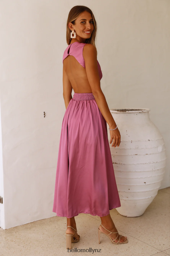 Hello Molly Lovely Travels Midi Dress Purple PBN8863721 Clothing