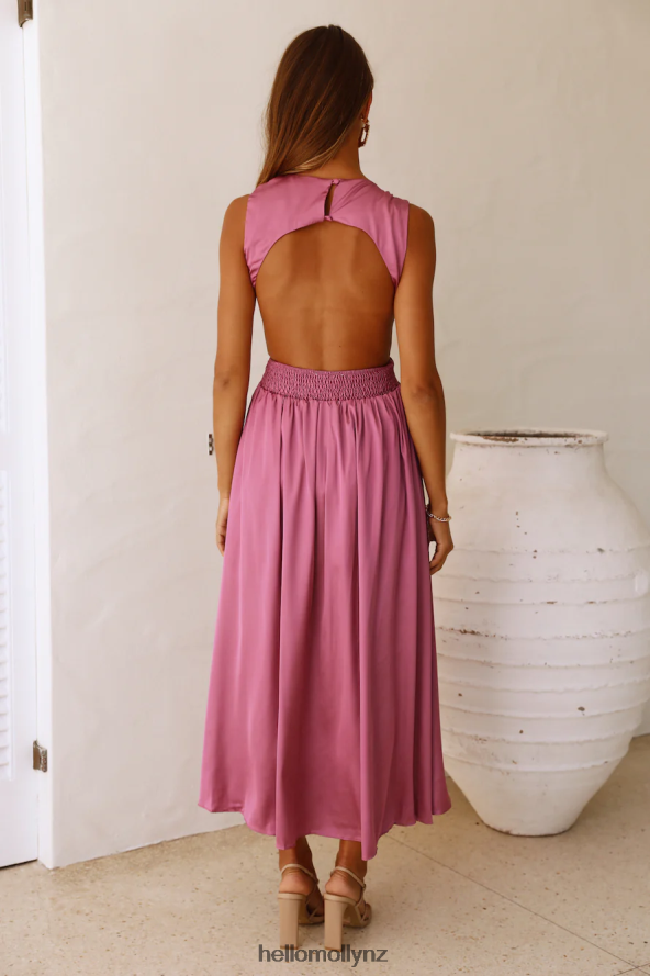 Hello Molly Lovely Travels Midi Dress Purple PBN8863721 Clothing