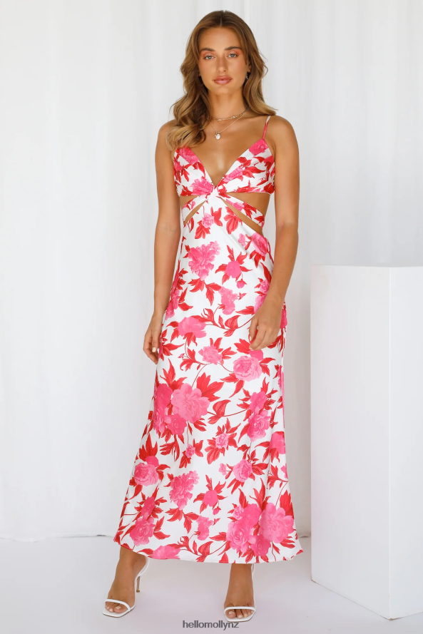 Hello Molly Lover Like Me Midi Dress Red PBN8864032 Clothing