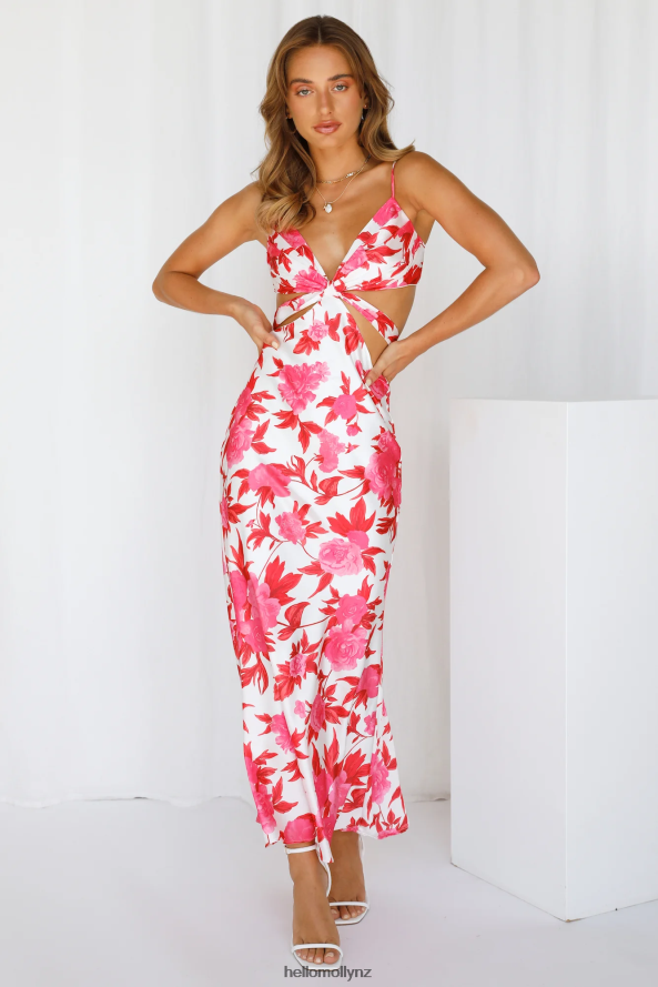 Hello Molly Lover Like Me Midi Dress Red PBN8864032 Clothing