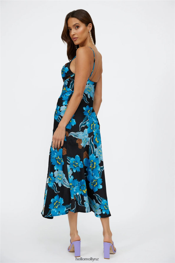 Hello Molly Lucy Loves Midi Dress Blue PBN8864992 Clothing