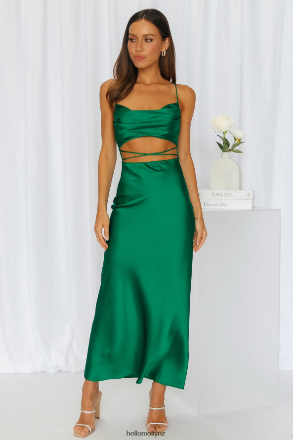 Hello Molly Made Love Midi Dress Green PBN8863819 Clothing