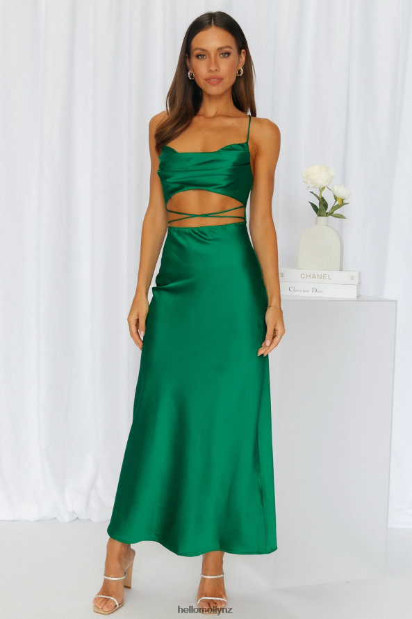Hello Molly Made Love Midi Dress Green PBN8863819 Clothing