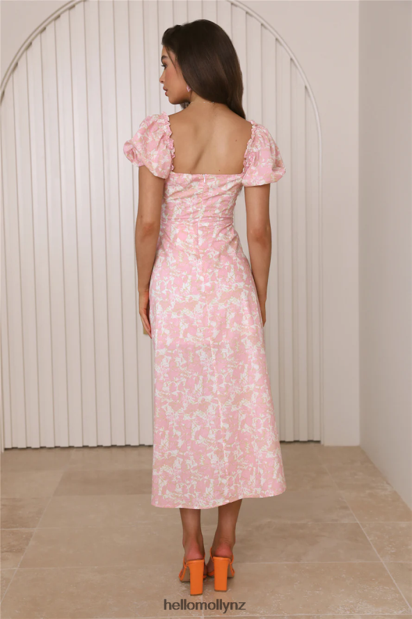 Hello Molly Midnight Dancing Midi Dress Pink PBN8863756 Clothing