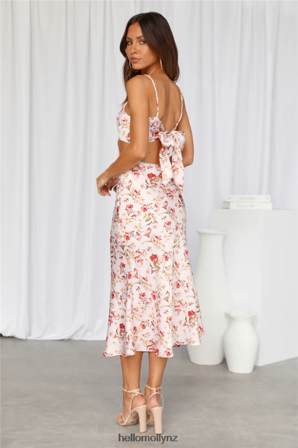 Hello Molly Mimosa Queen Midi Dress Pink PBN8864592 Clothing