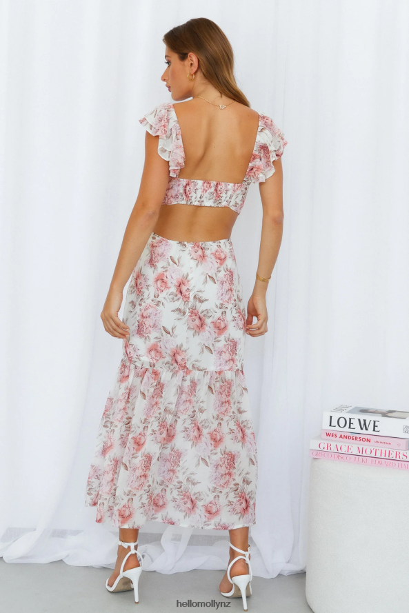 Hello Molly Moment Of Love Midi Dress Cream PBN8864290 Clothing